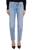 MOM FIT WOMEN'S JEANS IN BLUE DENIM DENIM CANVAS