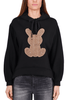 HOODIE WITH BLACK APPLICATION