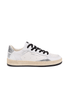 SNEAKERS DONNA CON DETTAGLI LAMINATO IN PELLE BIANCO