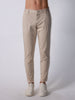 PANTALONE CHINO IN RASATELLO DI COTONE BEIGE