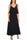 LONG DRESS WITH THIN CROSSED STRAPS BLACK