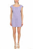 SLEEVELESS PACK DRESS WITH WISTERIA LACE INSERT