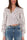 BLUSA CROPPED IN POPELINE A RIGHE BIANCO