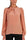 CREW NECK PURE SILK BLOUSE WITH PUFF SLEEVES PINK