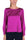 BLUSA GIROCOLLO IN RASO STRETCH VIOLA