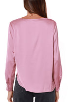 Emme Marella blusa in raso stretch rosa