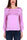 BLUSA MANICA LUNGA IN RASO STRETCH ROSA