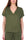 BLUSA MANICHE CORTE IN TESSUTO FLUIDO VERDE