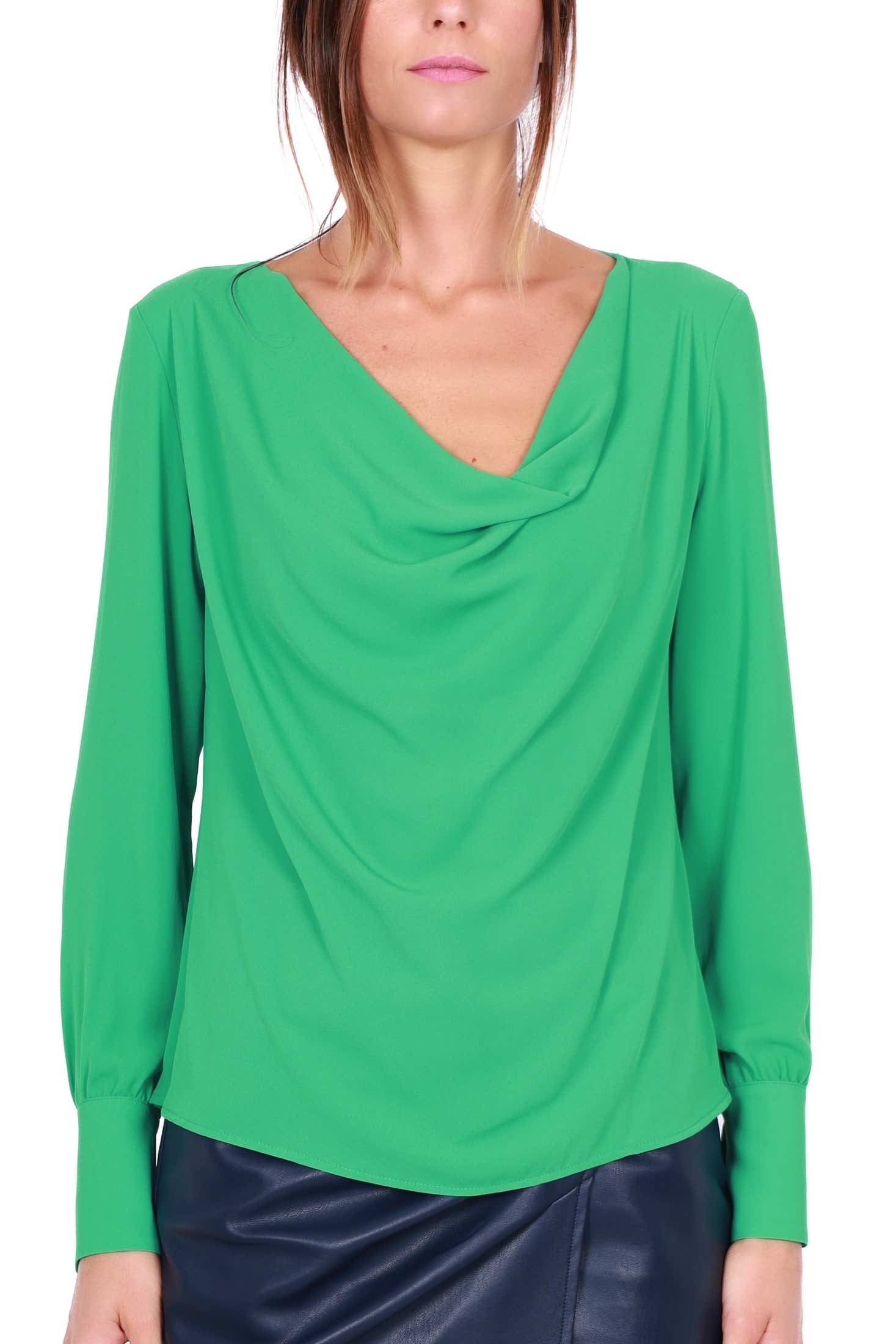 Liu Jo Black blusa maniche lunghe verde