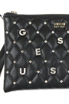 Guess Borse borsa a bustina trapuntata con borchie a strass nero