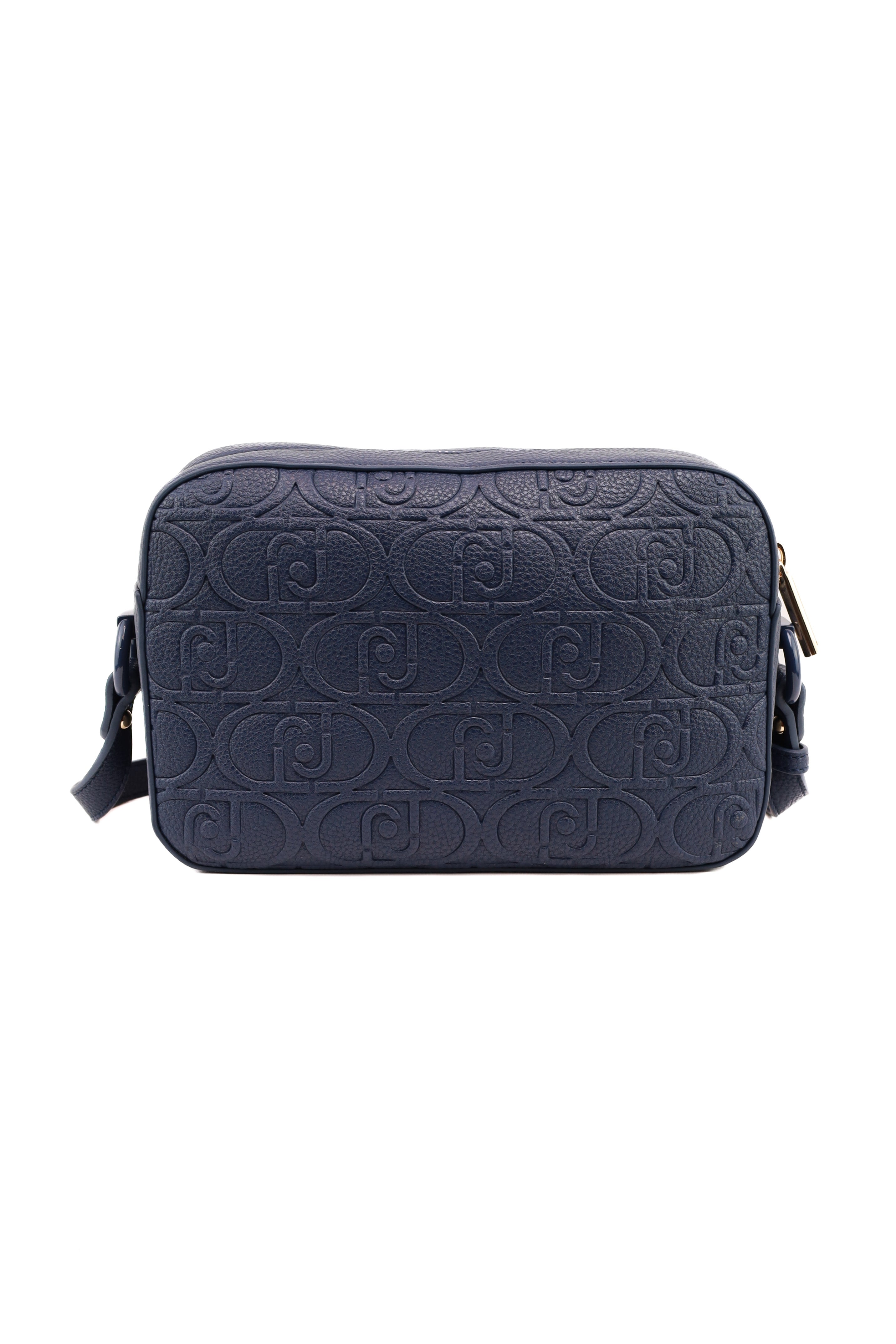 Liu Jo Borse borsa a tracolla con logo a rilievo blu