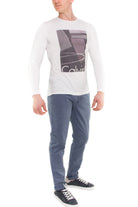 Ck Jeans Uomo calvin klein t-shirt bianco