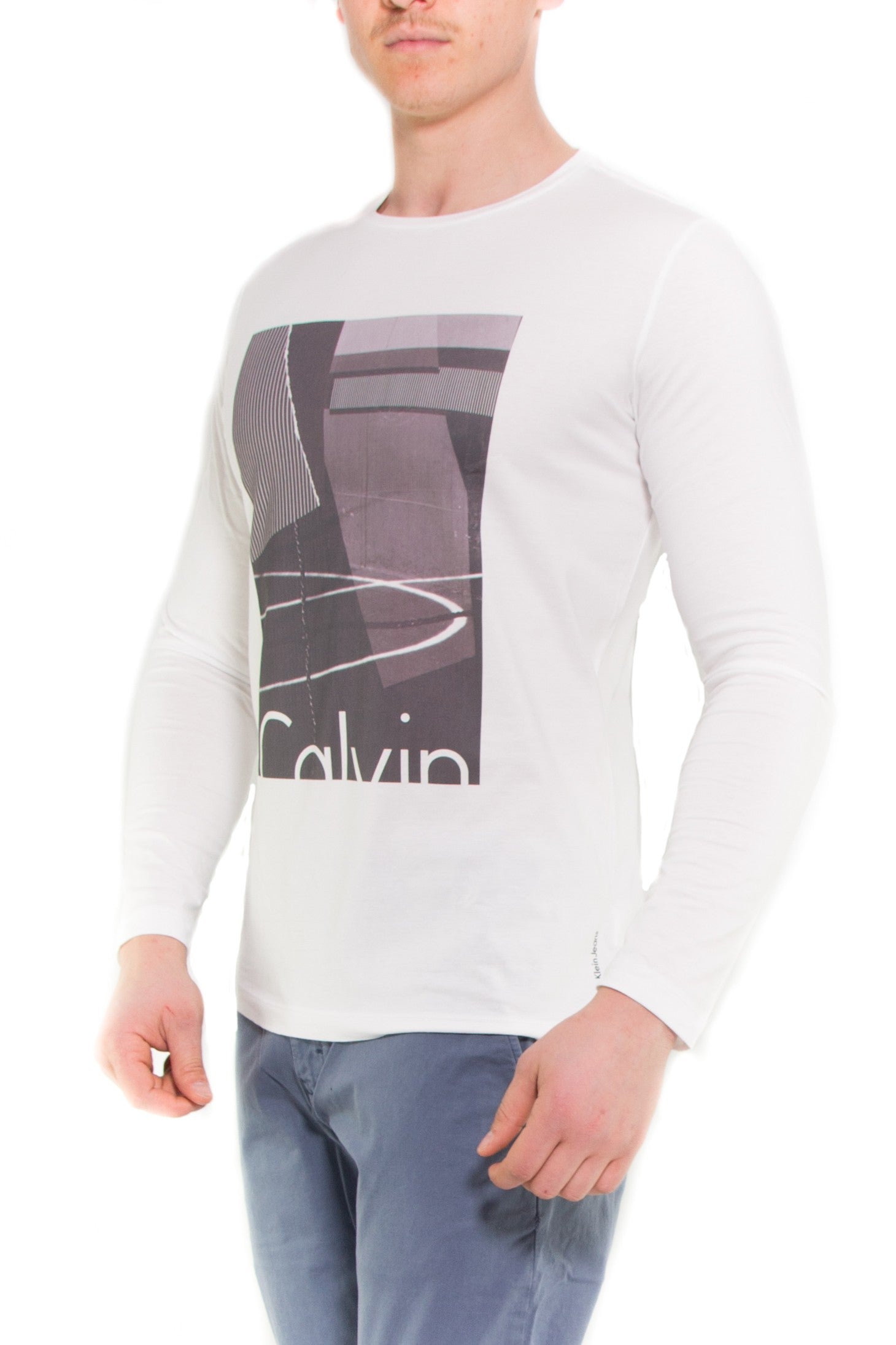 Ck Jeans Uomo calvin klein t-shirt bianco