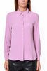 LILAC SILK MIX CREPE SHIRT