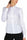 COTTON POPLIN SHIRT WITH PUFF SLEEVES WHITE