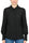 LONG SLEEVE CREPE SHIRT WITH BLACK EMBROIDERY