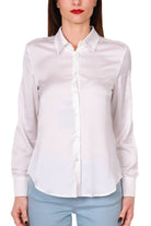 Emme Marella camicia manica lunga in raso stretch burro