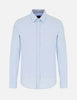 LONG SLEEVE SHIRT IN OXFORD COTTON BLUE