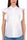 SLEEVELESS SHIRT WITH RUFFLES ON THE SHOULDERS WHITE