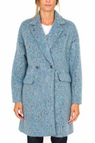 Liu Jo White cappotto corto oversize azzurro