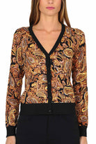 Liu Jo White cardigan con stampa fantasia