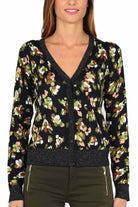 Liu Jo White cardigan con stampa fantasia