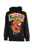 HOODIE WITH LARGE BLACK PRINT