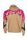 Kapuzenpullover mit neonbraunem Logo-Print