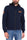 BLAUES HOODIE-SWEATSHIRT MIT ZIP-UP