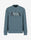 SWEATSHIRT MIT RUNDHALS UND BLAUEM LOGO-PRINT