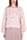 FELPA OVERSIZE CON STRASS E PIUME ROSA