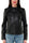 GIACCA BIKER IN ECOPELLE NERO