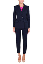 Emme Marella giacca blazer doppiopetto blu