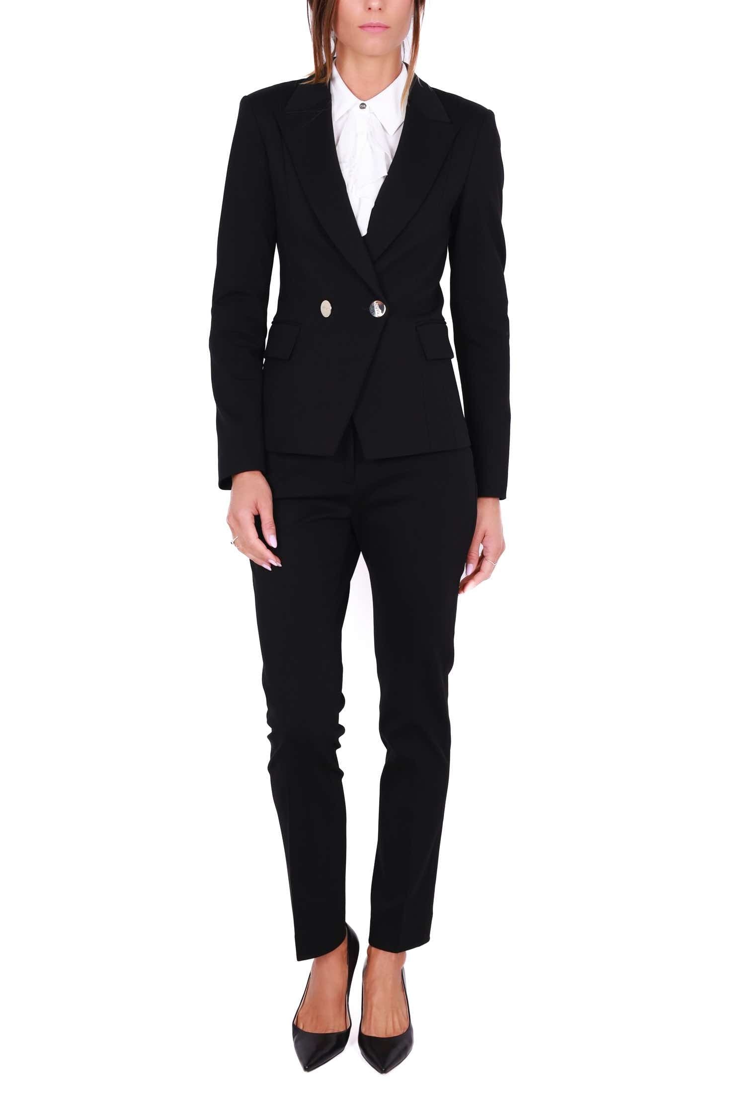 Liu Jo Black giacca blazer doppiopetto nero