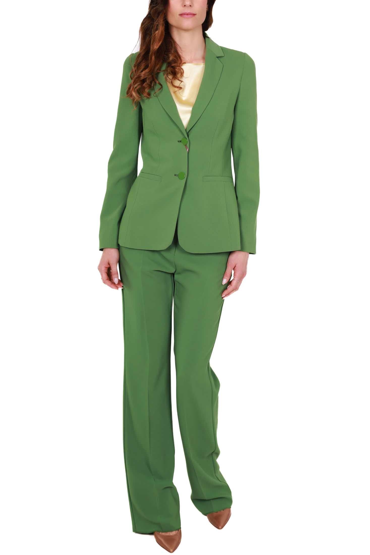 Pennyblack giacca blazer in cady stratch verde