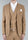 CAMEL FRINGED COTTON BLAZER JACKET