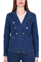 Blu Denim giacca blazer in denim blu