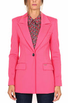 Liu Jo Black giacca blazer in punto milano fuxia