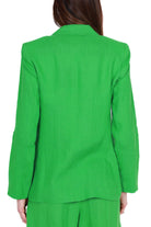 Emme Marella giacca blazer in puro lino verde