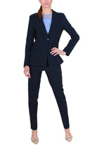 Kocca giacca blazer in tessuto tecnico blu