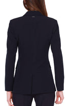 Liu Jo White giacca blazer in tessuto tecnico blu