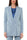 GIACCA BLAZER LUNGA IN CREPE STRETCH AZZURRO