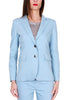 SINGLE BREASTED BLAZER JACKET BLUE