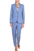 Emme Marella giacca blazer monopetto azzurro