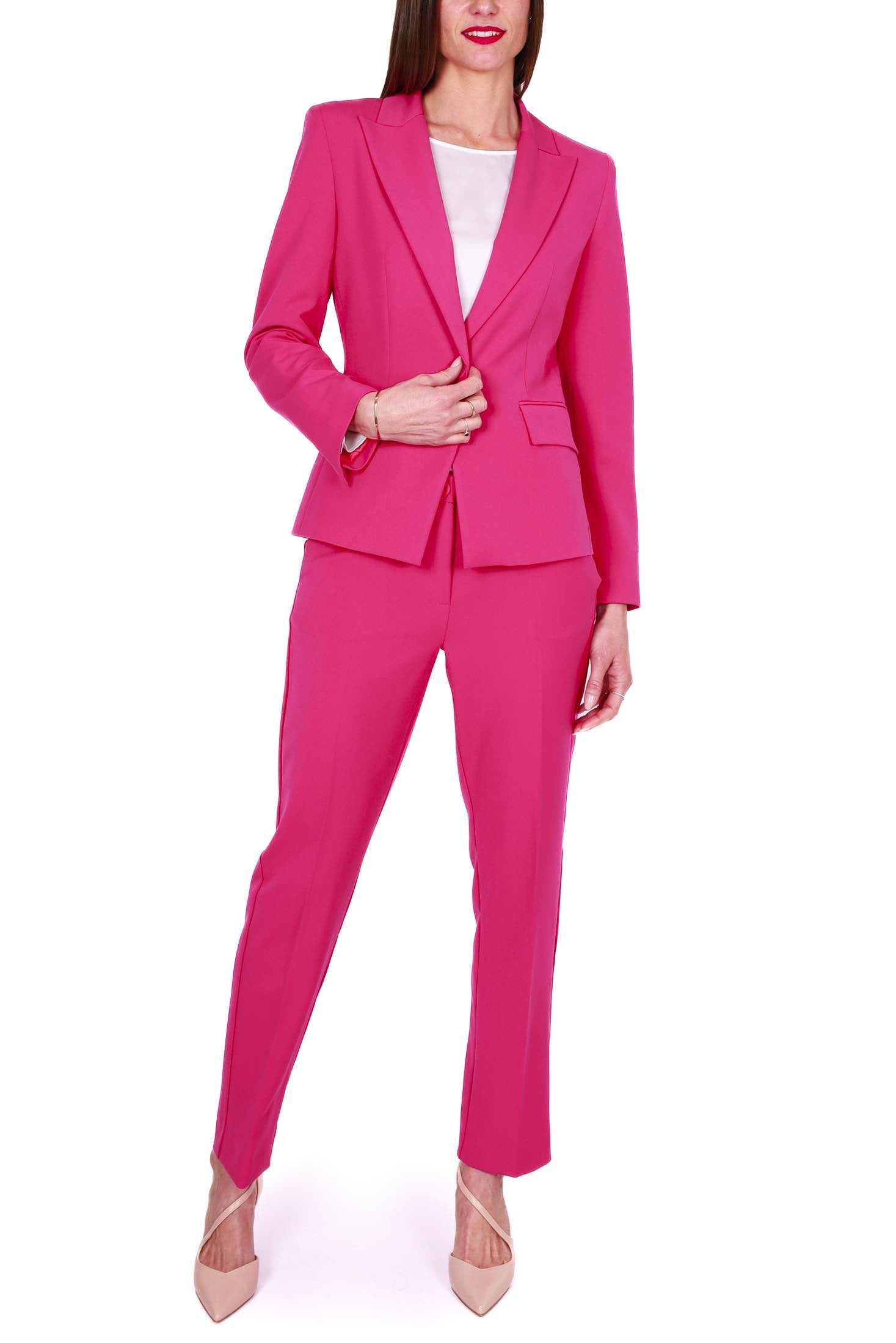 Emme Marella giacca blazer monopetto fuxia