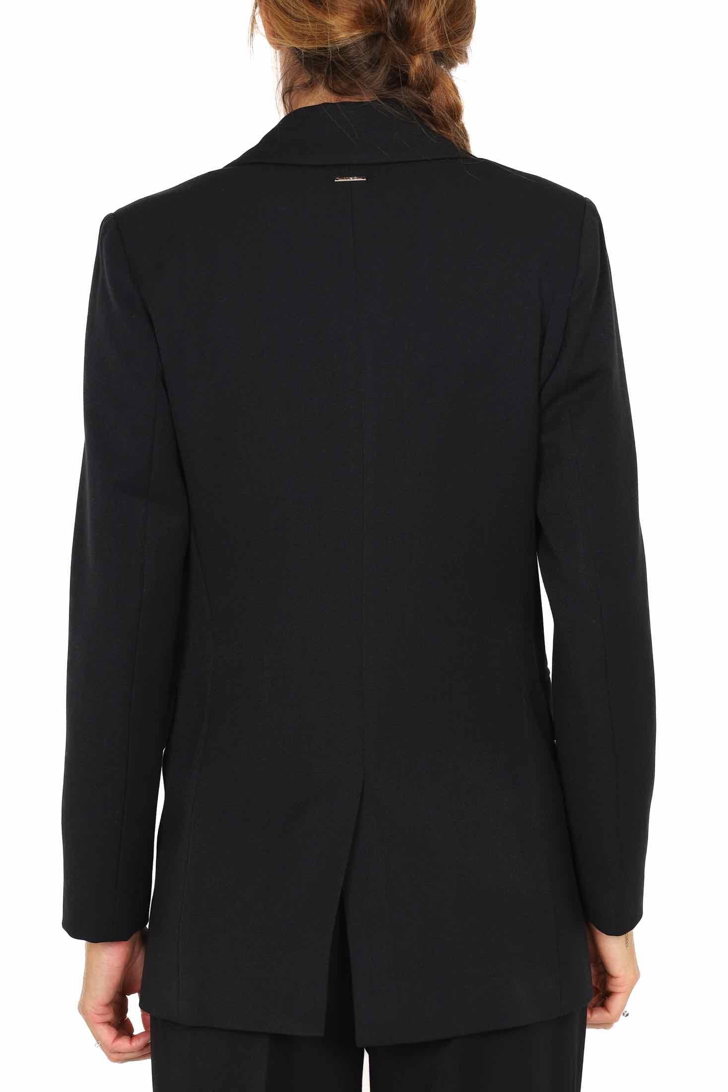 Liu Jo White giacca blazer monopetto oversize nero