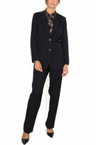 Liu Jo White giacca blazer monopetto oversize nero