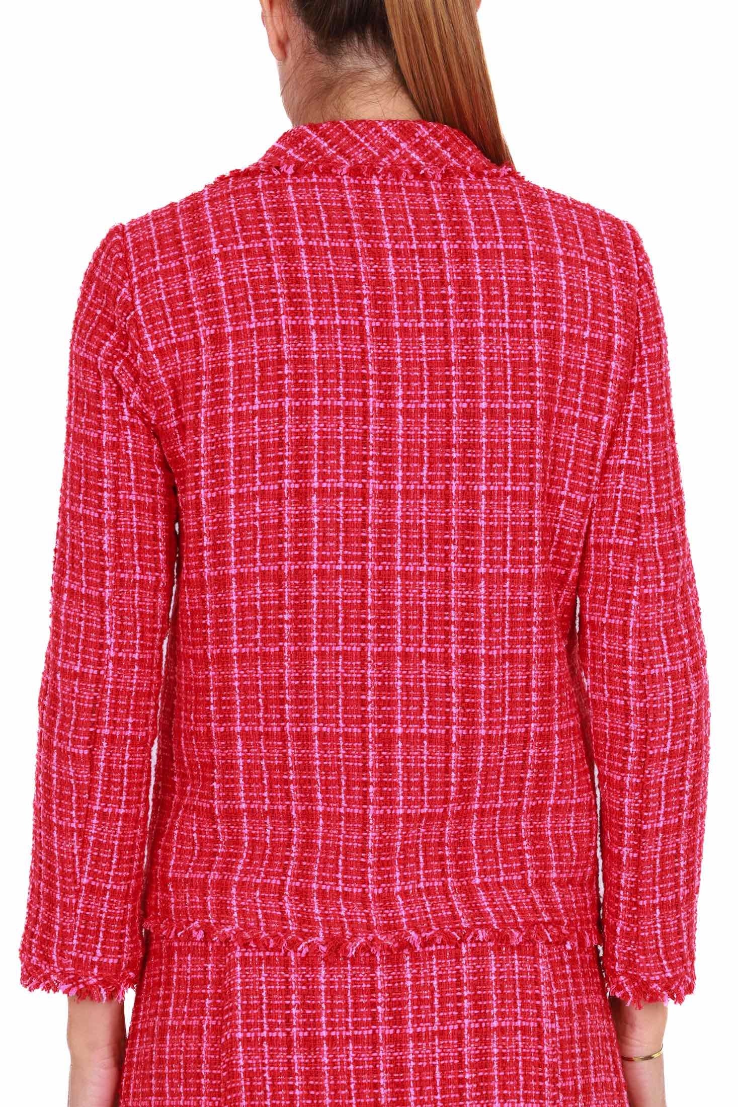 Emme Marella giacca blazer monopetto rosso