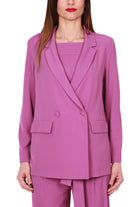 Emme Marella giacca blazer oversize viola