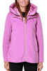 WOMEN'S SHORT WINTER JACKET WITH HOOD LILAC